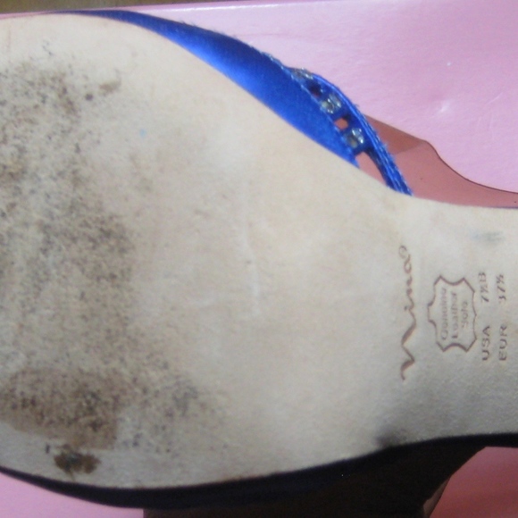 Nina Dyeable Shoes Sz: 7.5B in Royal Blue - Picture 7 of 8